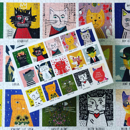 Art Cats - 1,000 Piece Jigsaw Puzzle