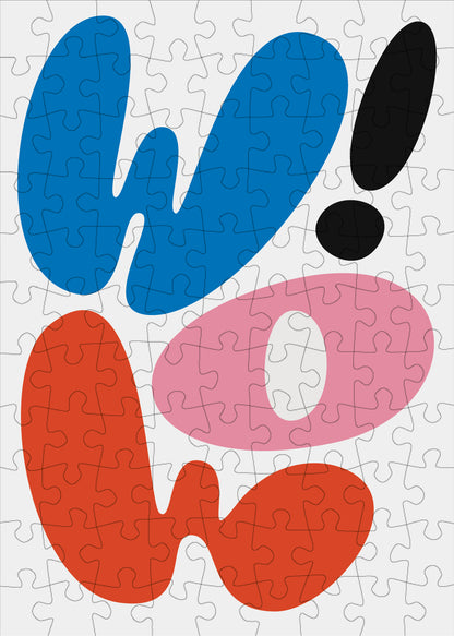 WOW - 99 Piece Mini Jigsaw Puzzle